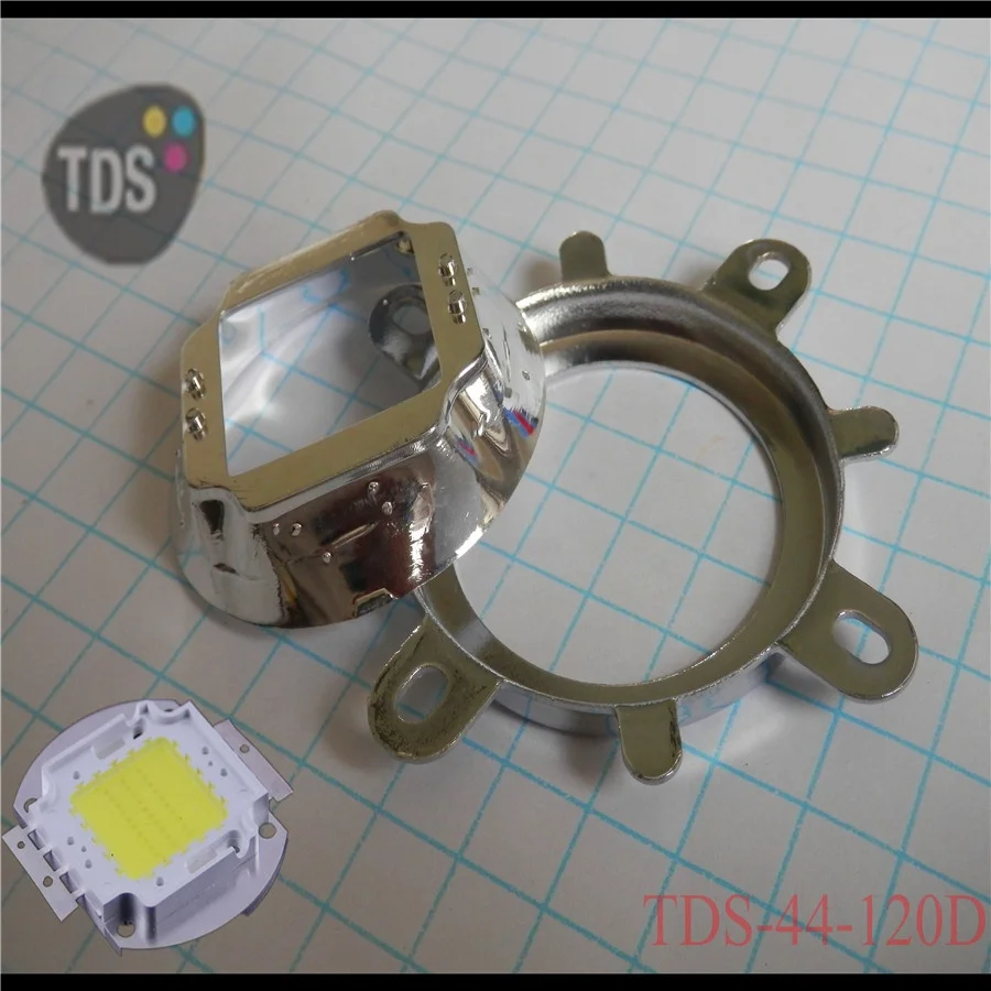 Home digital projector 12V 30W led lens 44mm with 60 / 120 degree 3 years warranty