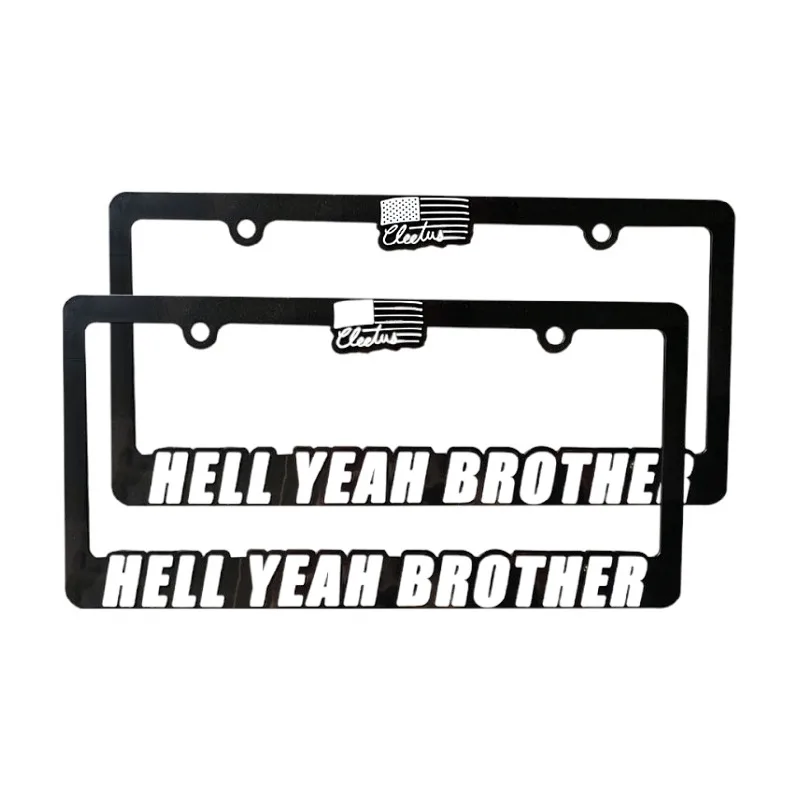 High Quality Plastic License Plate Frame Wholesale Car License Plate Frame Custom License Frames For Car Decorative