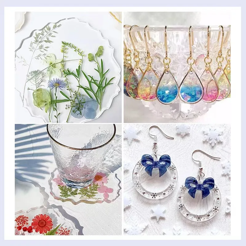 UV Crystal Drip Glue High Transparent Resin Thin Thick Hard Glue Handmade DIY Jewelry Odorless Ultraviolet Glue