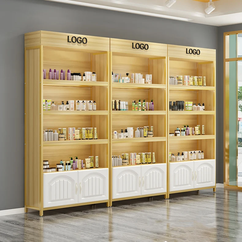 Boutique Cosmetics Display Cabinets Free Combination Supermarket Display Shelves Multilayer Maternal And Child Products Shelves