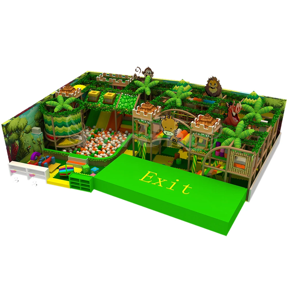 Hot Sale Kids Play Set Monkey Bars Jungle Gym Indoor Playground Equipment Amusement Park Products Play Area Game Play set