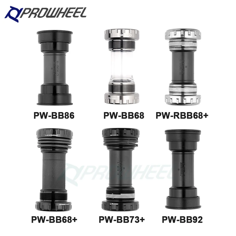 Кронштейн PROWHEEL BB68/86/73/92/86 для горного шоссейного велосипеда 68/73 мм подходит оси 24 нажимный зубчатый шаблон Нижний
