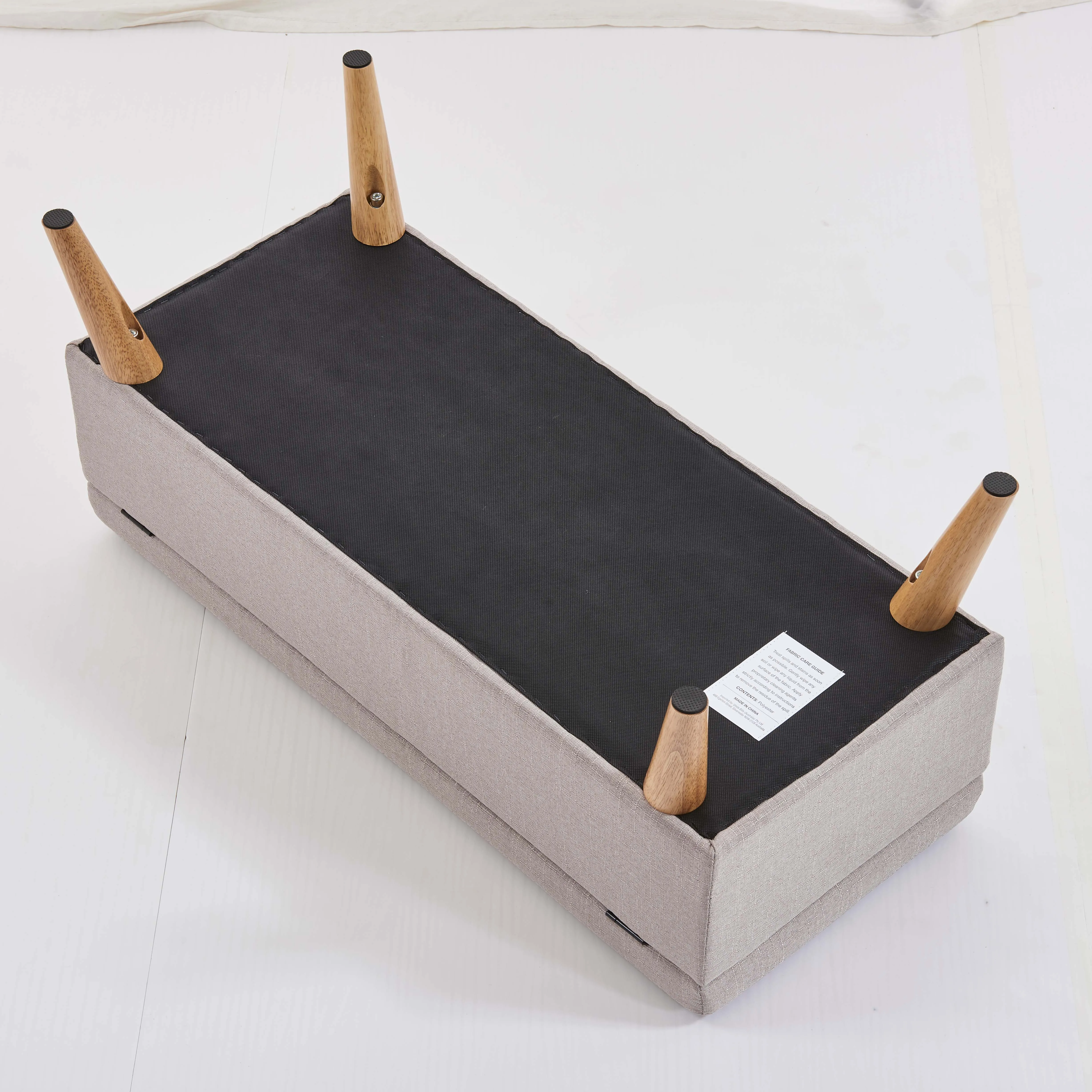 Factory Wholesale Living Room Bar Stool Chair Modern Bench Modern Fabric Storage Ottoman