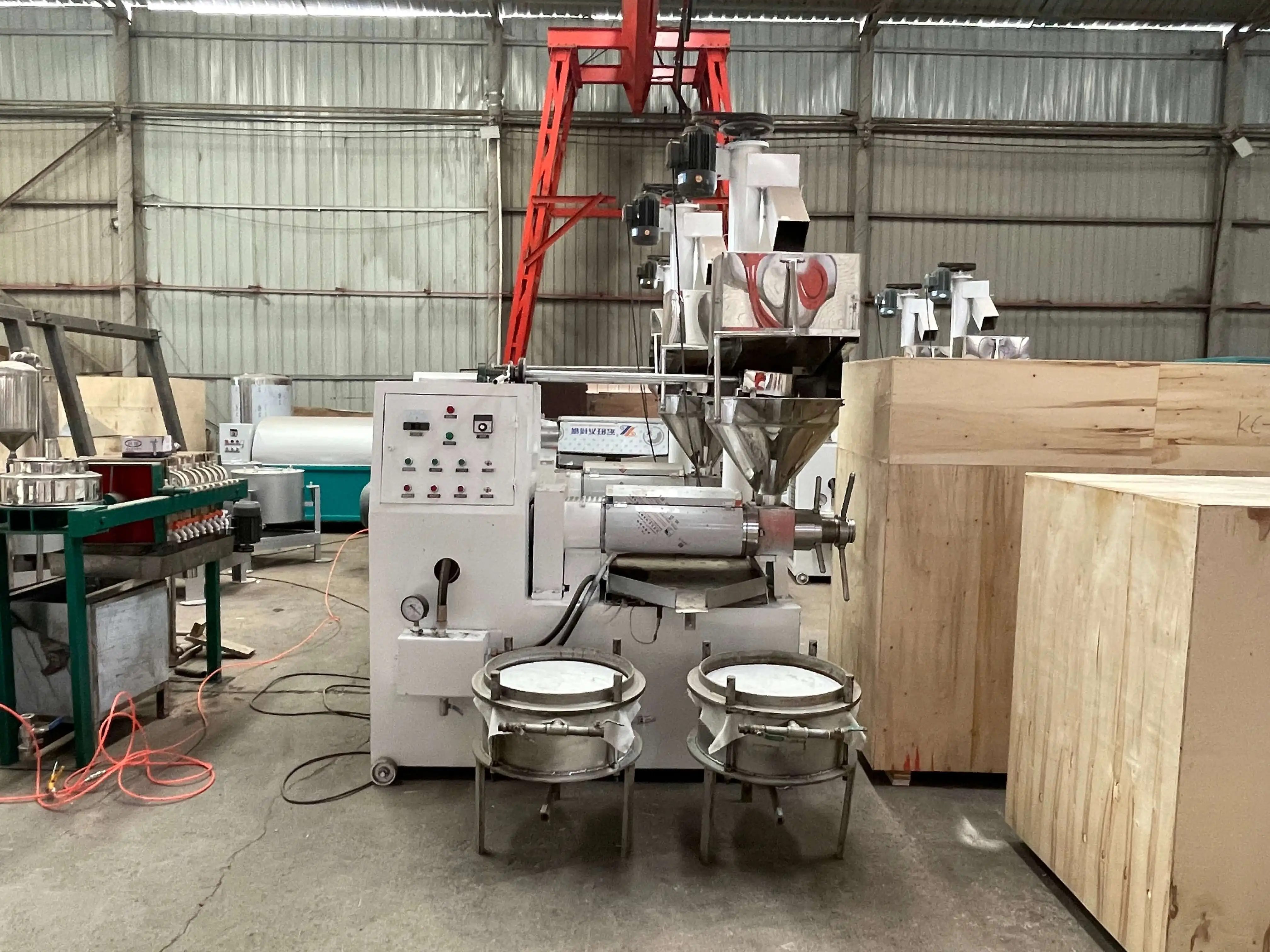 Fully automatic screw peanut 6yl-70 coffee bean expeller cold pressed virgin coconut oil extraction machine