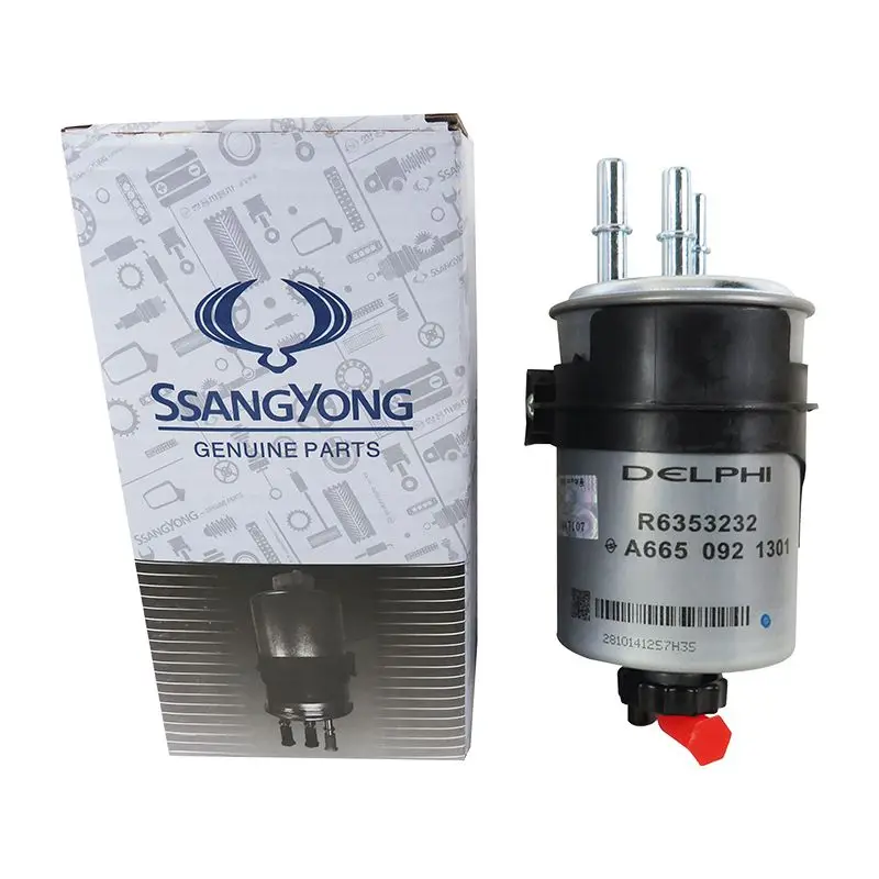 OEM 6650921201 6650921301 diesel filters suitable for Ssangyong Actyon Kyron Korando c Rodius Rexton Tivolan XLV Musson