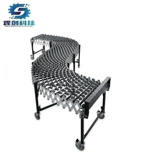 Good quality gravity flexible skate wheel conveyor