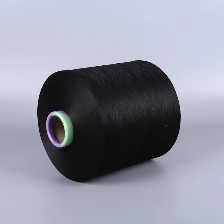 Recycle  Material 100/46  polyester air textured yarn Spandex Air Covered Yarn for Textile with Attractive Price