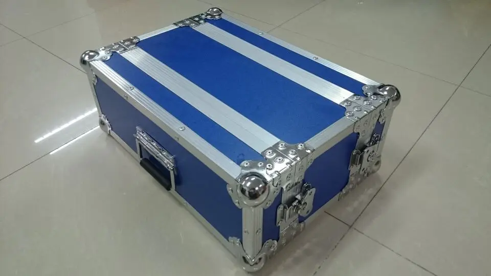 Wireless microphone case for 8 mics with foams