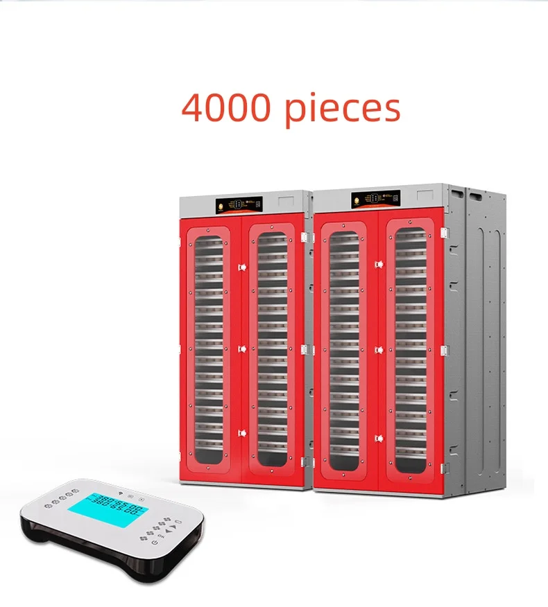 Chinese Red Automatic 2000 Eggs Chicken Incubator Equipment Humidity Sensor