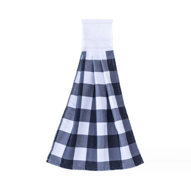 Red Buffalo Plaid Merry Christmas Hanging Kitchen  Hand Towels