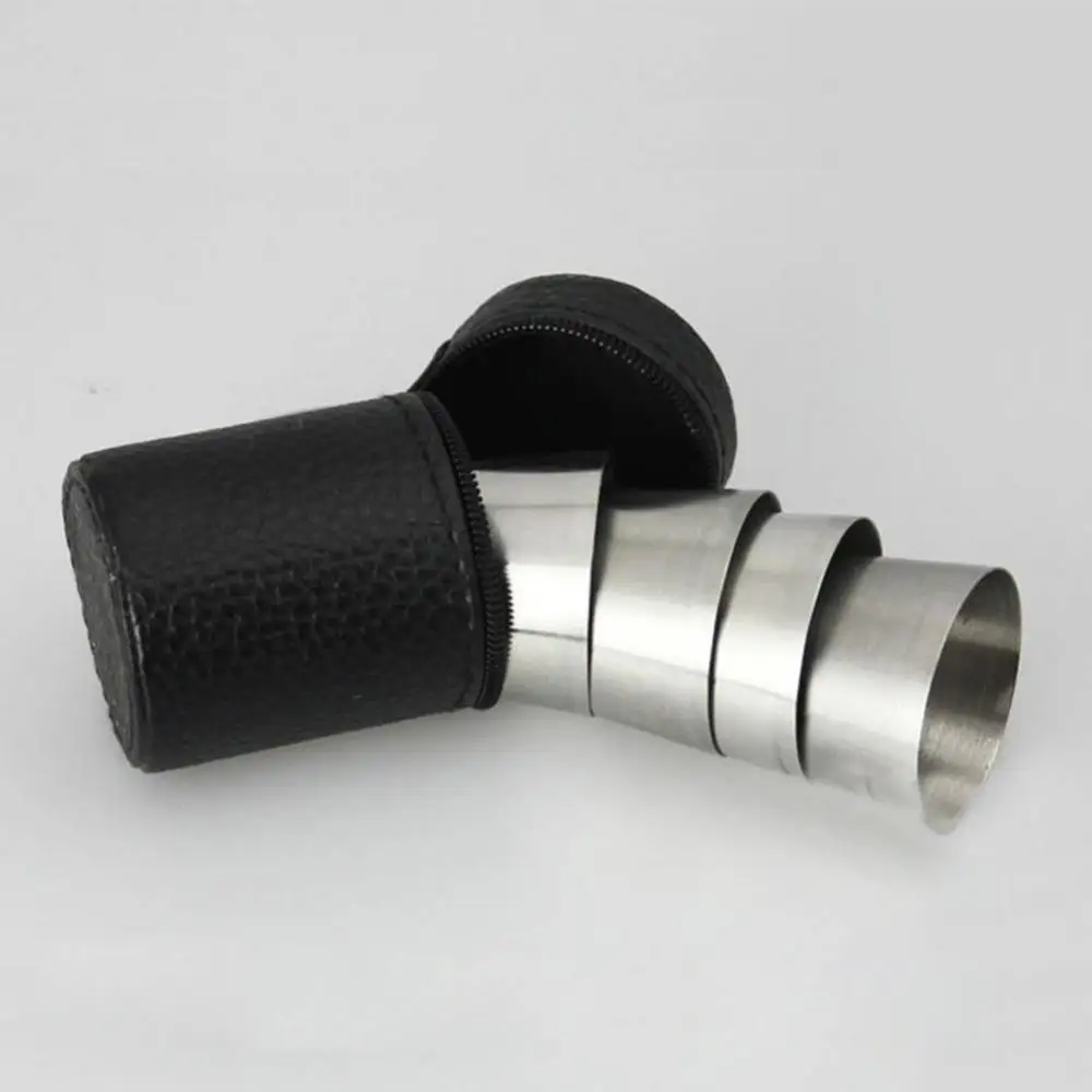 Custom-made Stainless Steel Pint Cup Stainless Steel Shot wine glass Metal Shot Glasses