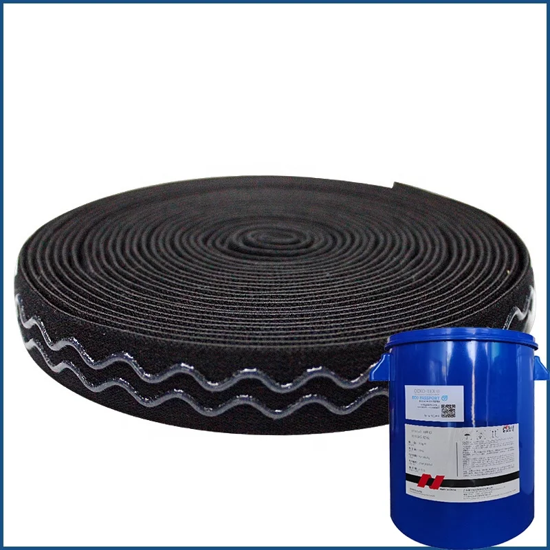Webbing Silicona Coating FabricTextile Anti Slip for Elastic Bands