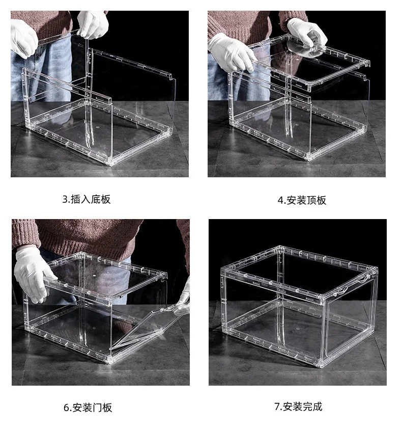 Hot New Products Shoes Box Acrylic Organizer Plastic Shoe Storage Box