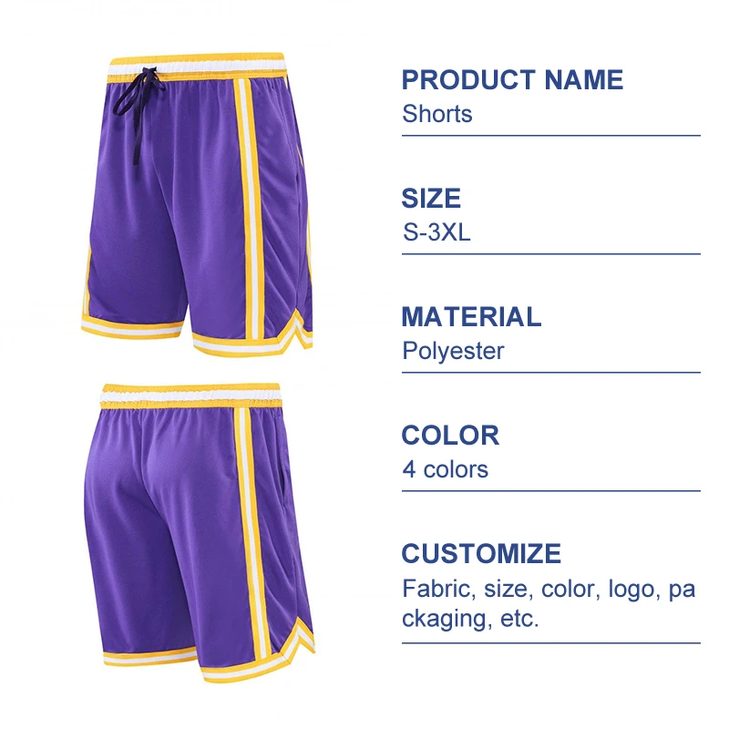 Chinese Suppliers Private Label Custom Logo Mesh Basket Ball Shorts Men Summer Sportswear Blank Basketball Jogger Shorts Pants