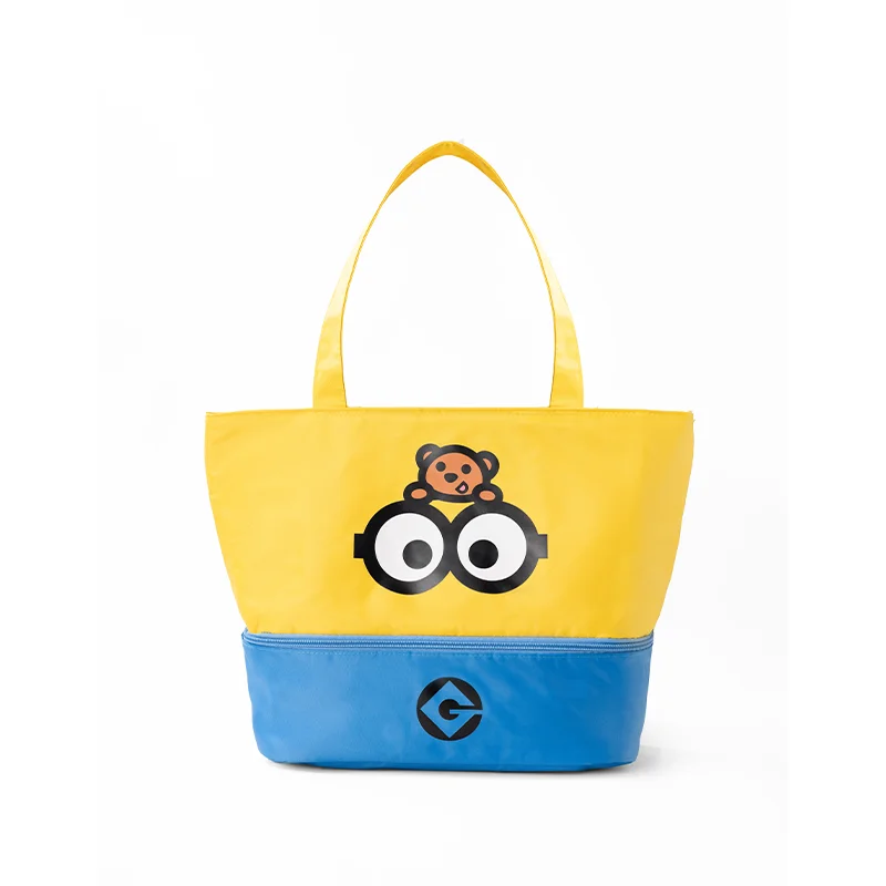 Custom Minions Halloween Large Reusable Tote Bag Collection Shopping Bag Universal Studios Grocery Bag for Travel