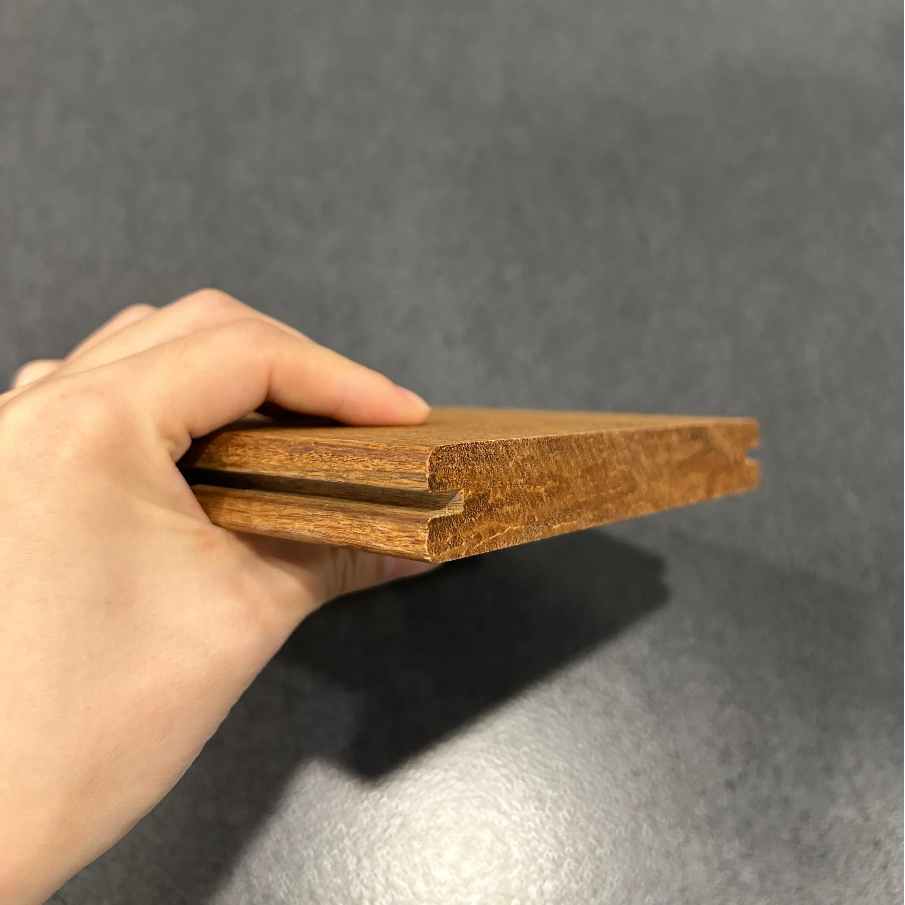 China Best Quality Outdoor chestnut Flat-Flat Bamboo Wall Cladding With Waterproof