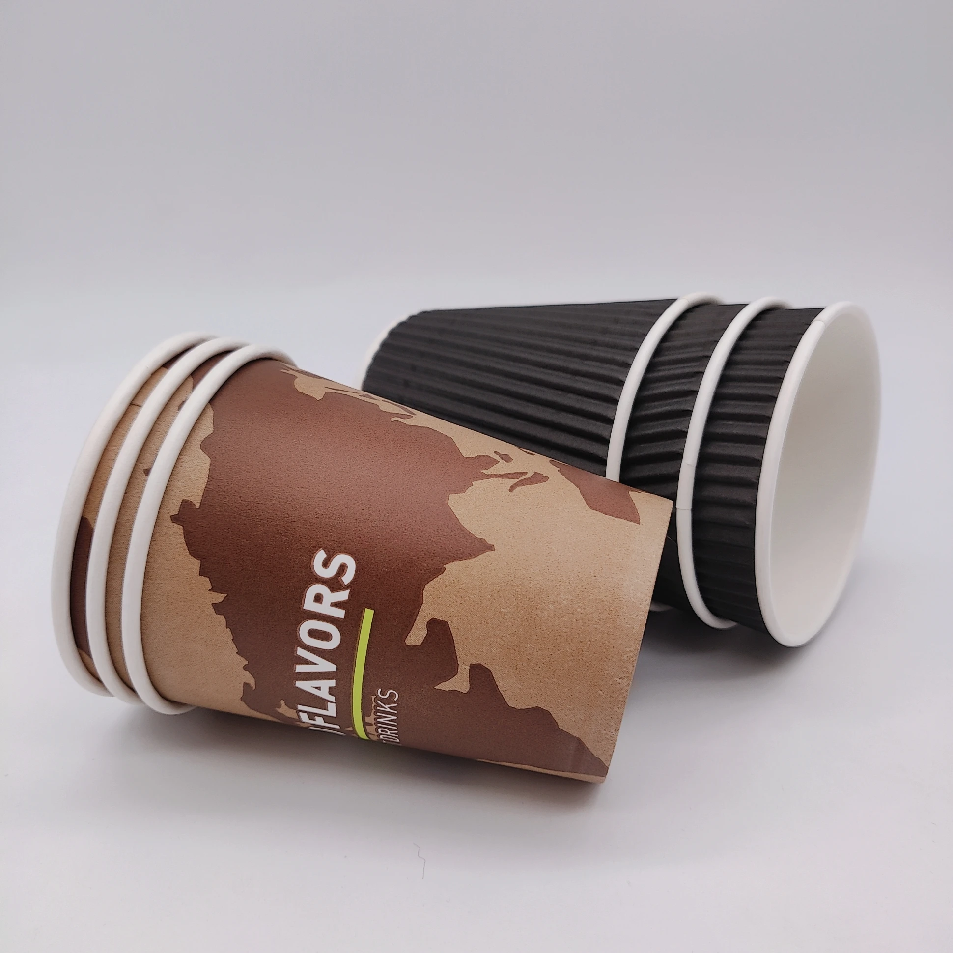 8oz customized logo printed party cup disposable paper coffee cup