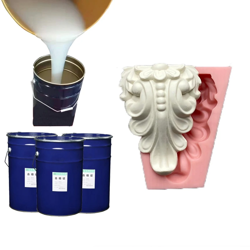 Silicone molds tin cure liquid silicone rubber for column pillar GRC GRG molds