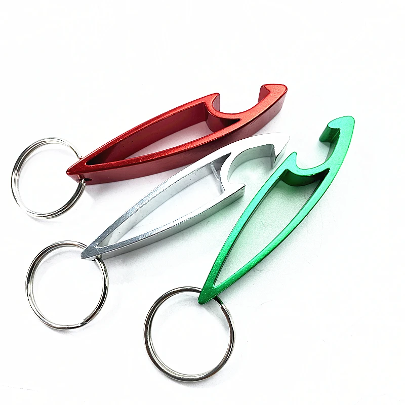 KBPN035  Customized logo hollow beer key chain creative screwdriver can opener