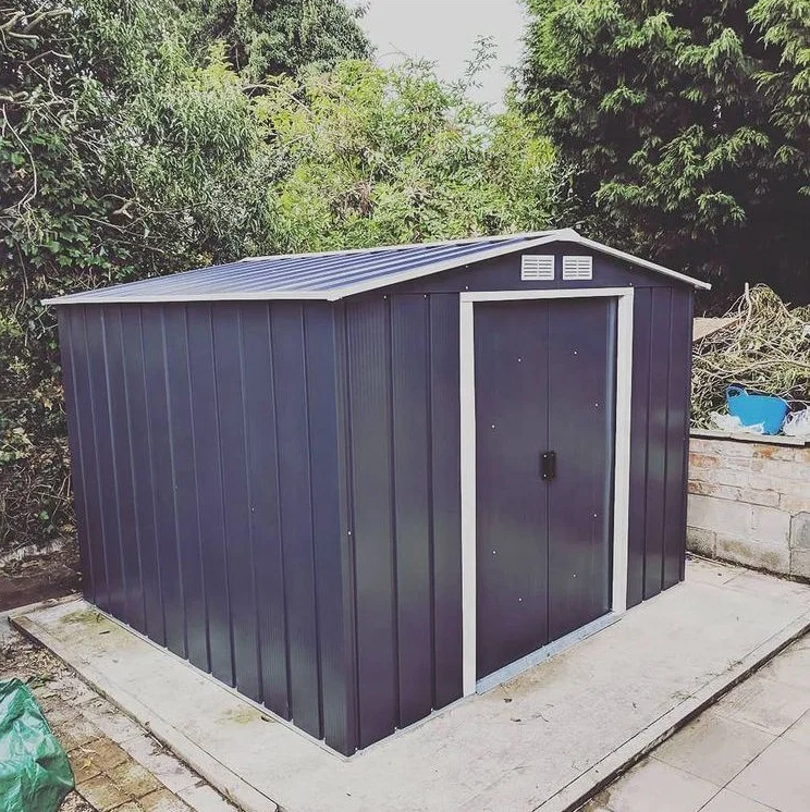  Joiner brand new Prefabricated Garden Storage Shed Metal For Sale flatpack garage