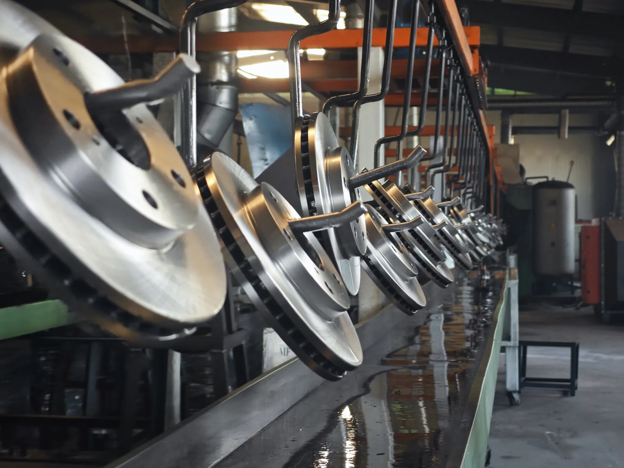 China auto brake system spare parts OEM car brake discs 51712-3K100 Front rear vented rotor disc brake for Hyundai