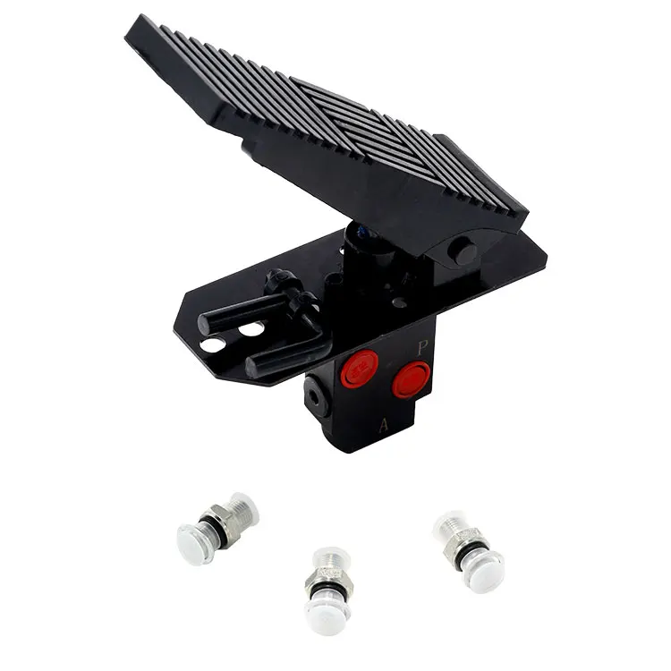 Factory supply hydraulic breaker single way foot pedal control valve for excavator