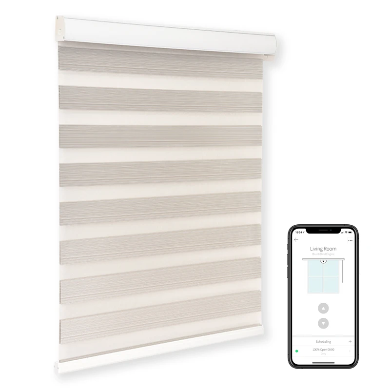 STARDECO Custom Size Factory Suppliers Fabric Blackout Cordless Price Germany Shutter Wholesale Motorized Curtain Zebra Blinds