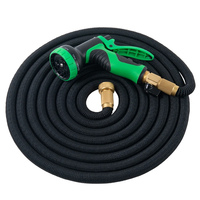 New Paten Hose Expanding Garden Water Hose Mini Garden Tool Set Car Soft Black Green Gift Cover Latex Orange Gun Anti Box