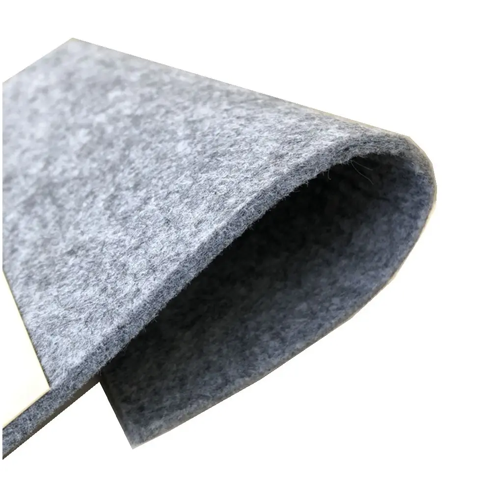 Polyester grey fabric thick felt 8mm 10mm non woven roll