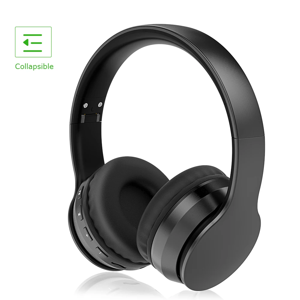 Eson Style Cheap Wireless Adjustable Support Fm Radio Tf Card Audio Line Noise Cancelling Sexy Bluetooth Headphone