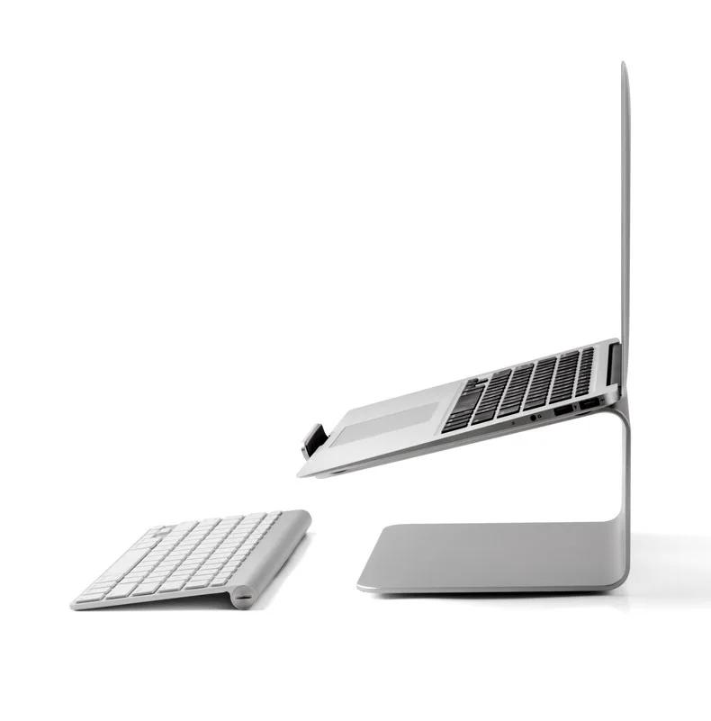 360 degree rotation base aluminum 135mm radiator hot sale hot laptop stand for 11-17 inch notebook