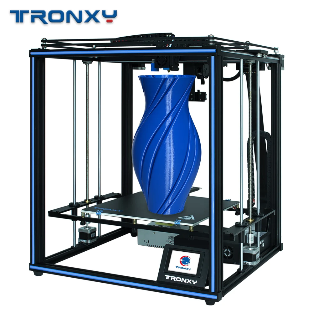 TRONXY X5SA PRO 3d принтер направляющая версия 330*330*400 мм двойной оси Z принтеры машины ультра-тихий драйвер Титан