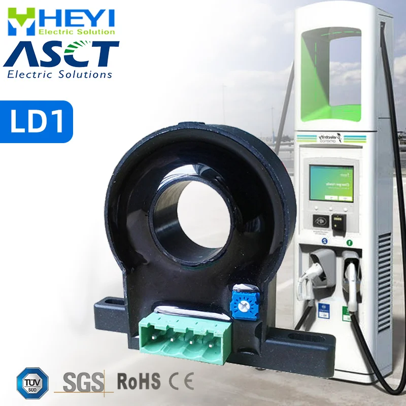 HEYI LD1 20mA low voltage current sensors DC leakage current monitoring sensor module open loop hall effect current sensor