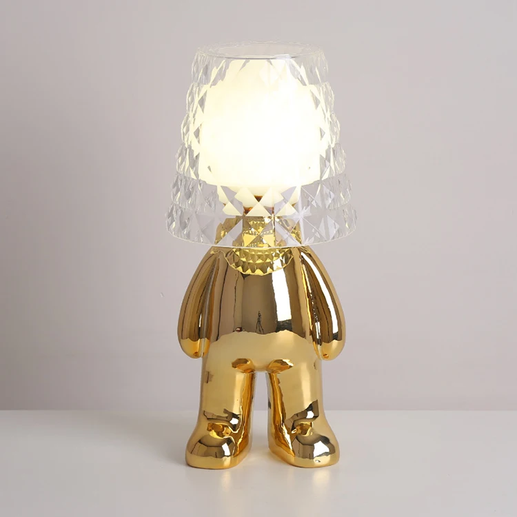 Bedroom decorative light bedside modern led home decor table lamp