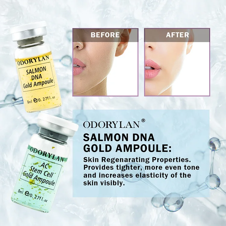 Hyaluronic Acid 24k Gold Serum Set Multi-Color Original Liquid with Moisturizing and Hydrating Features for Dark Circles