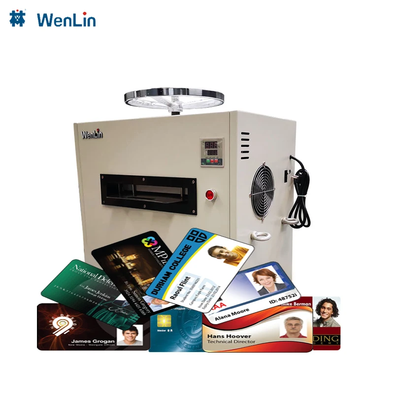 Factory price  Manual Operation A4 Size Water and Air Cooling Plastic Business Card Lamination Machine