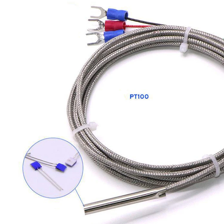 50mm 150mm Cable -50-+420 degree Probe 3m 5m PT100 Thermocouple Oven Temperature Sensor