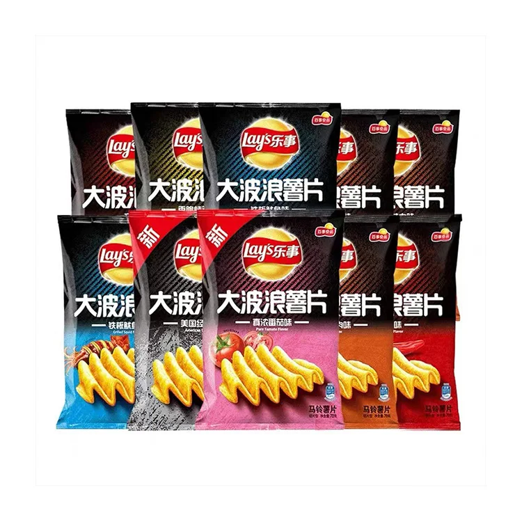 Лучший Высокое качество 70 г при помощи фризера для мягкого чипы лежит глубокий рифленая линия производства картофельных чипсов