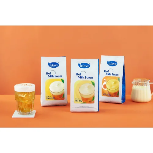 Best-Selling Salted Egg Milk Foam Powder Flavor Food Ingredients for Beverages OEM ODM Vietnam Factory FSVP Certificate