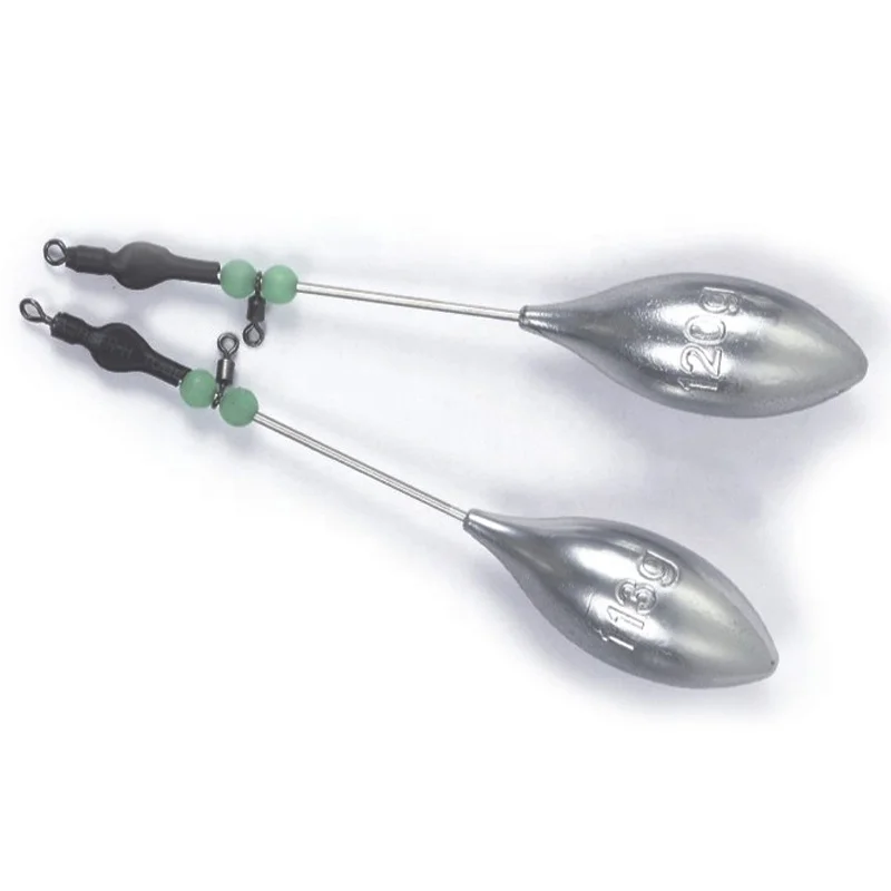 die casting lead weight with loop and Heat-shrink tube fishing lead weight