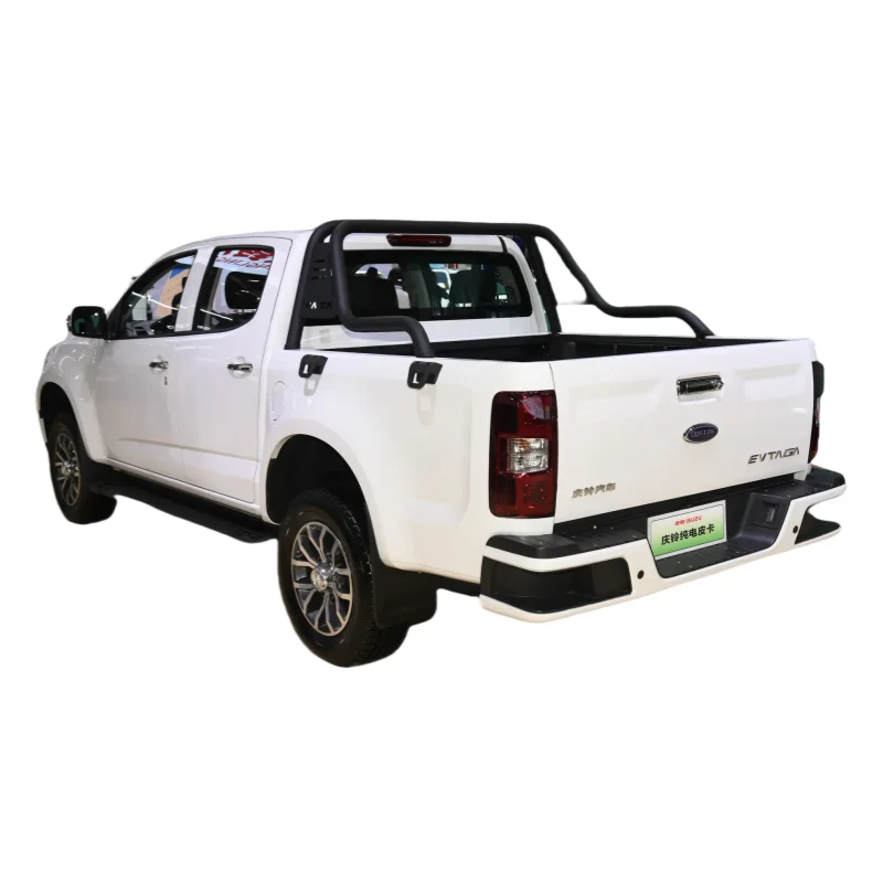 New Qingling TAGA EV Electric Pickup Truck 4wd Cargo Truck Pure Electric Electric Car Pick up With High Quality Adult Driving