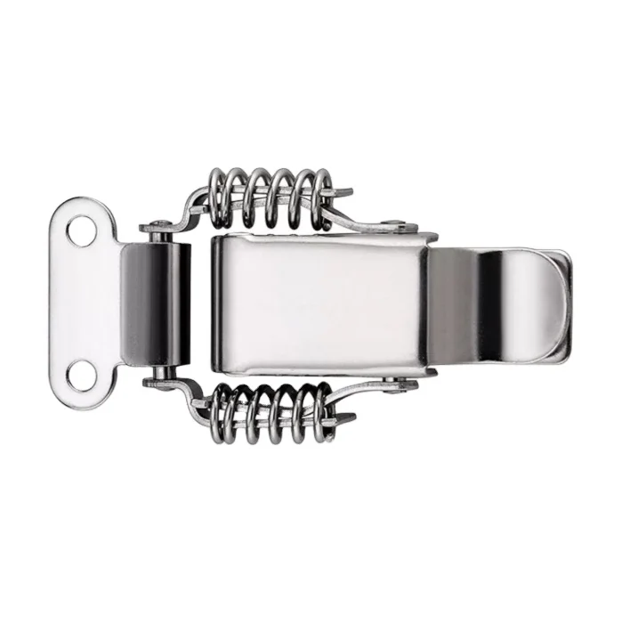 Stainless Steel Adjustable metal Spring Lever Tension Latch Toggle Clamp For Toolbox Latch Lock
