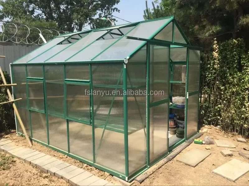 
uv blocking long life garage solid polycarbonate greenhouse roofing 