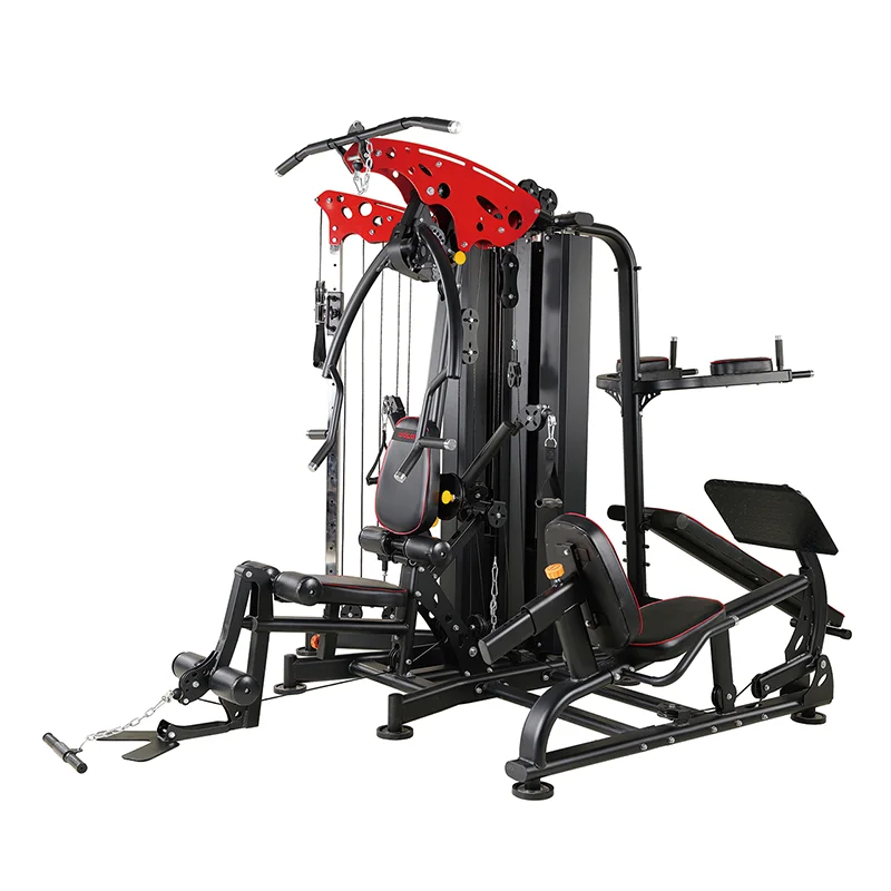 Factory Direct Sales home gym Multi Function Combination Trainer Fitness Equipment 5 people station