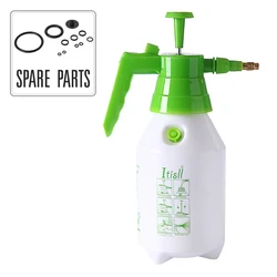 China supplier OEM garden mini hand pump plastic water air pressure sprayer 1 Liter with brass nozzle