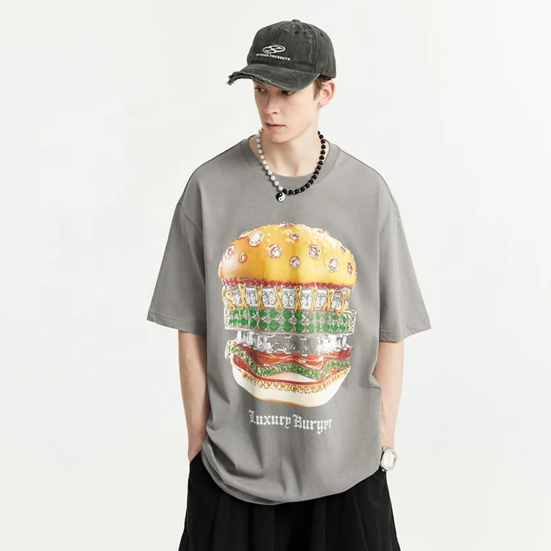 INFLATION Hamburg Diamond mens streetwear slim fit custom screen print man clothes tshirt for men