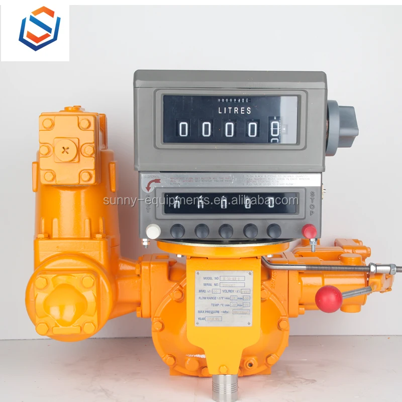 Заводская цена механический расходомер топлива с положительным