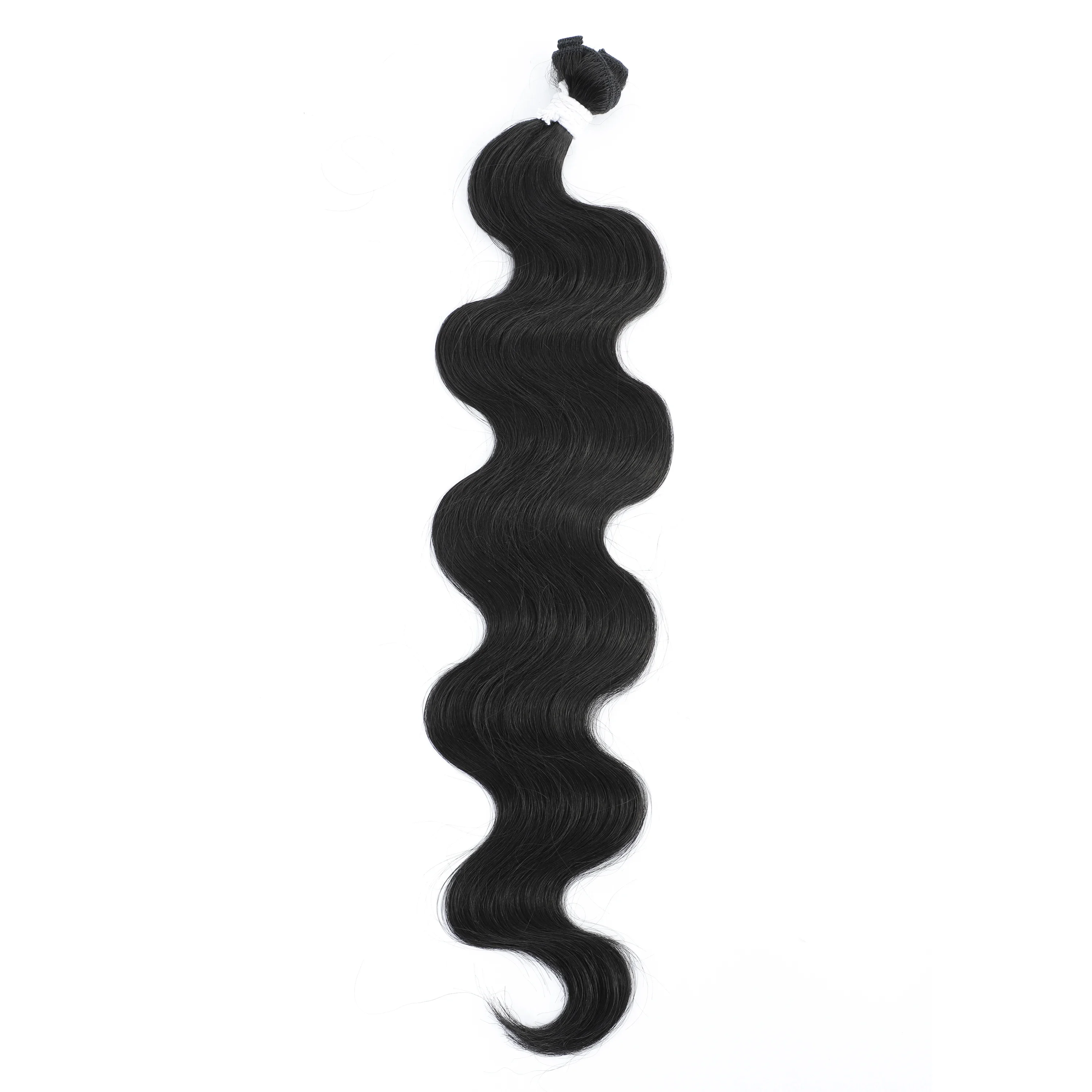 Body Wave Ponytail Hair Bundles 26 Inch Piano Blonde Natural Synthetic Hair Weave Ombre Brown 613 Blonde Hair Extensions