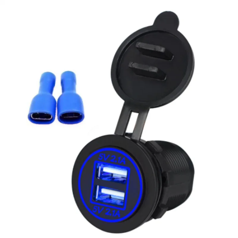 Factory Wholesale Price 5V 4.2A Dual USB Charging Socket Power Adapter