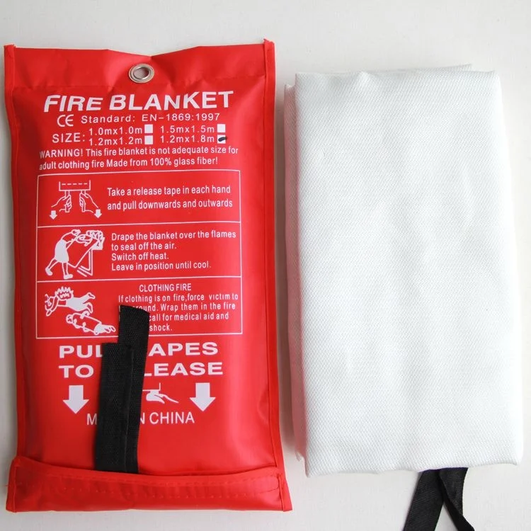 Home Safety Flame Retardant Fiberglass Fabric  Fighting Fire Resistance Fire Safety Blanket